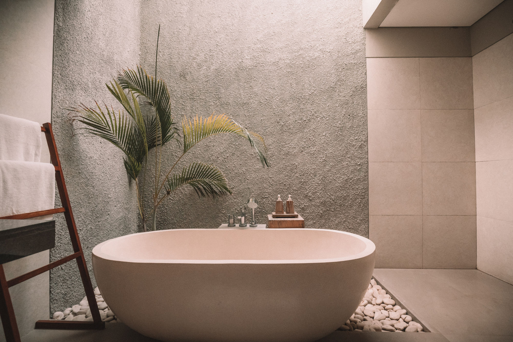 Serene Bathtub in a Spa or Wellness Setting